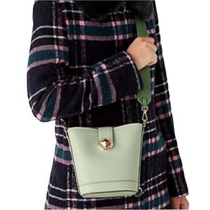 NWT Kate Spade Audrey Mini Bucket Bag in Sage